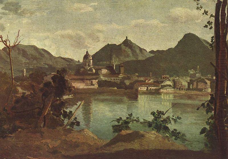 Stadt und See von Como, Jean-Baptiste Camille Corot